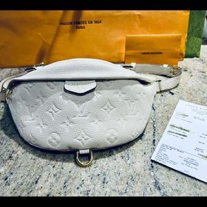 Louis Vuitton Empreinte BumBag Creme